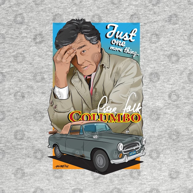 Norbert Takacs - Columbo poster art by Nonesz Workshop